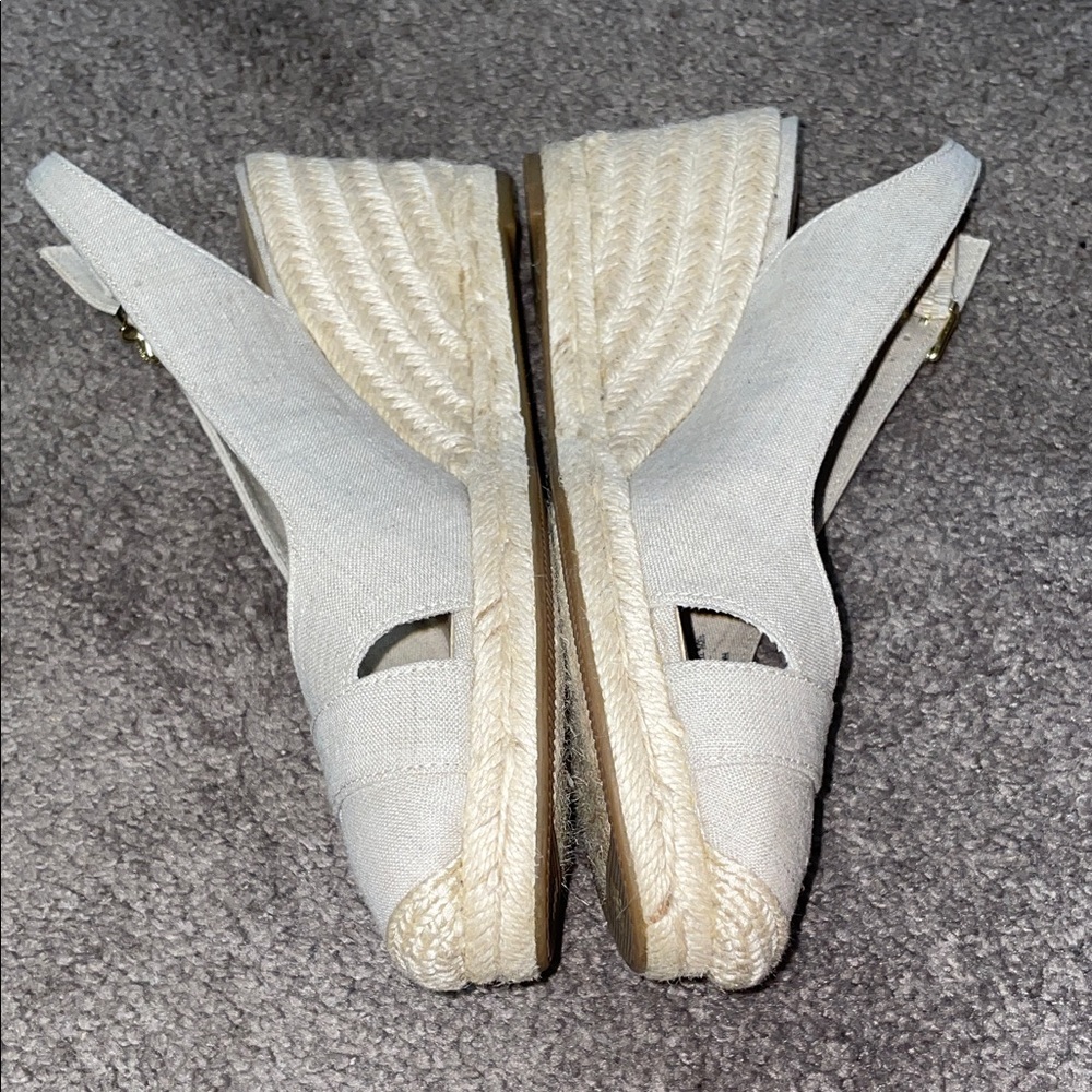 Lauren Ralph Lauren Tan Espadrille Slingbacks - Picture 8 of 8